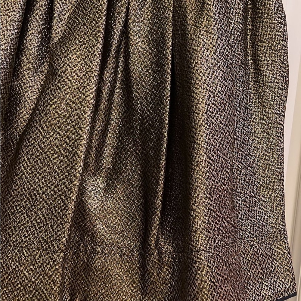 See By Chloe Gold Pleated Mini Skirt - Picture 2 of 7